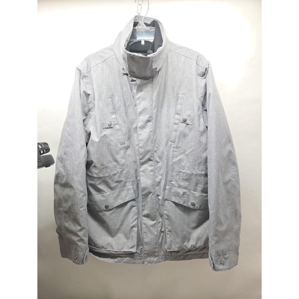 Jack Wolfsin 3 In 1 Jacket Mens Xl Grey